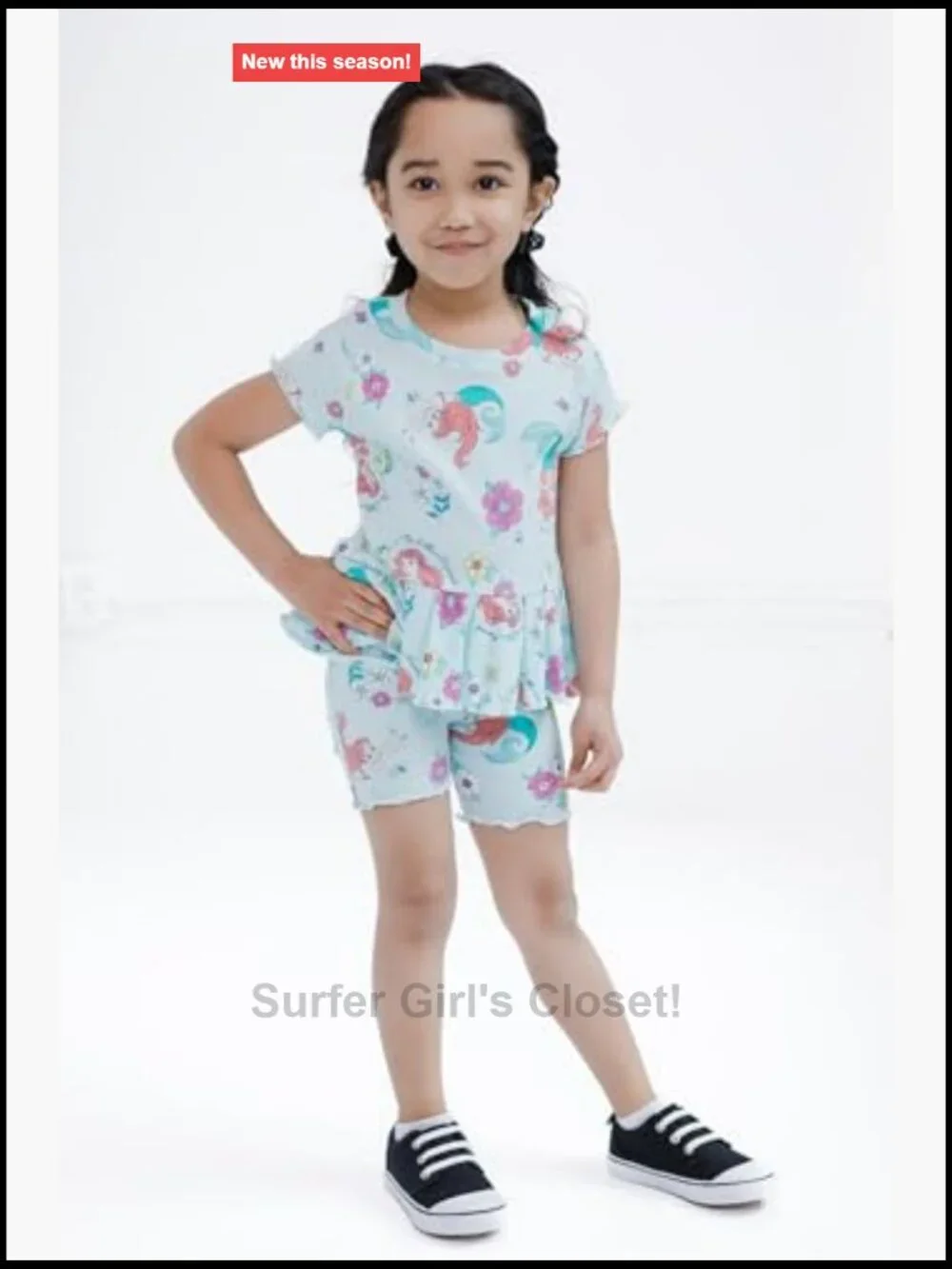 Disney Girls 2-Piece Tee and Shorts Set Toddler